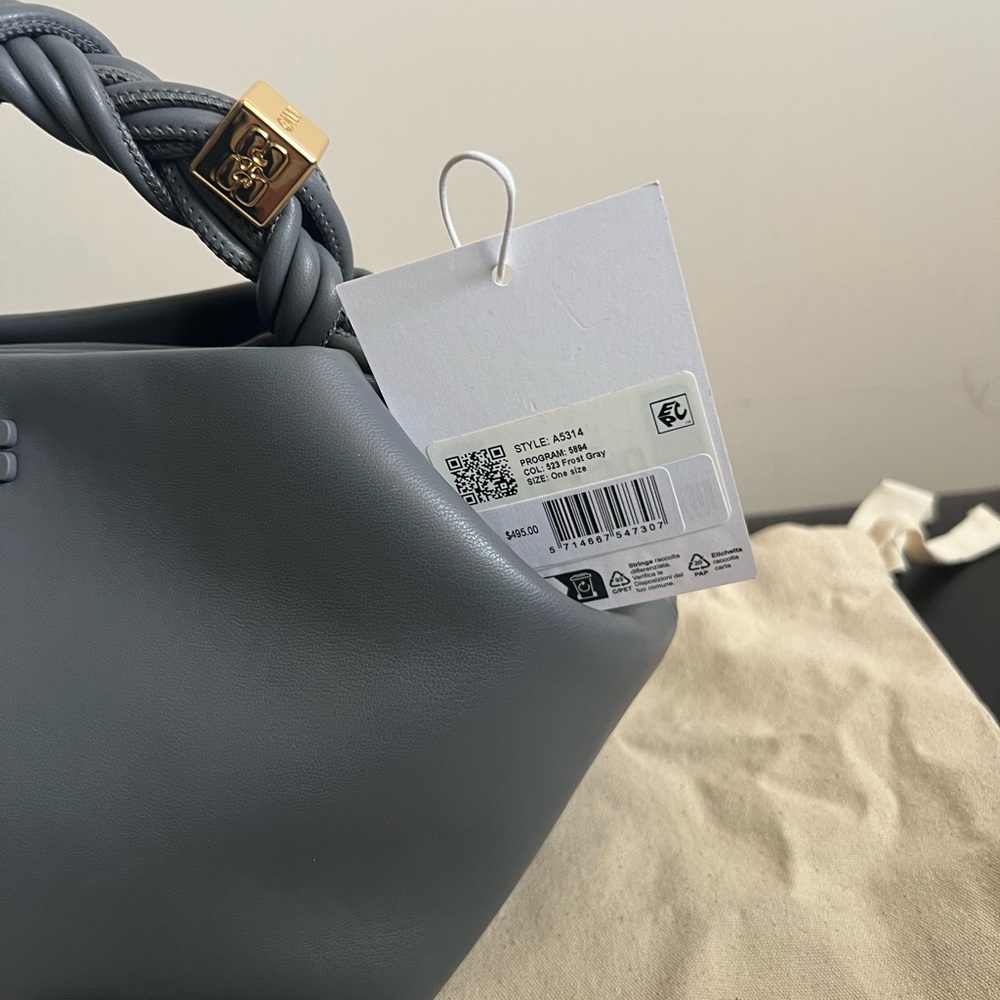 Gianni Dark Grey Small Bou Bag - Picture 14 of 16